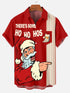 Men's Christmas Funny Graphic Short Sleeve Hawaiian Shirt